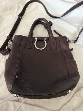 Saphan Mini Chloe Convertible backpack in chocolate